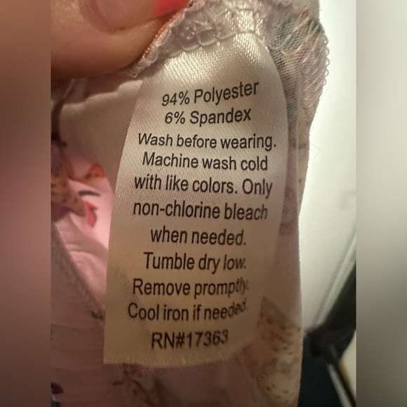 Pink Pajama Pants with Red Polka Dot Trim and Cheetah Novelty Print Size Large - Picture 7 of 7